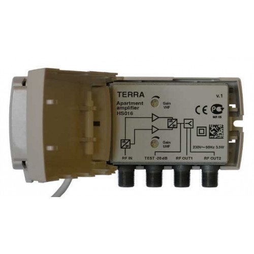 Підсилювач телевізійного сигналу TERRA HS016 квартирний