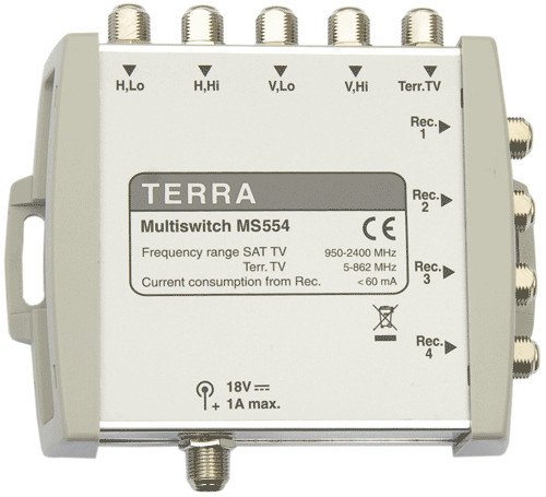 Мультисвіч каскадний кінцевий TERRA MS554