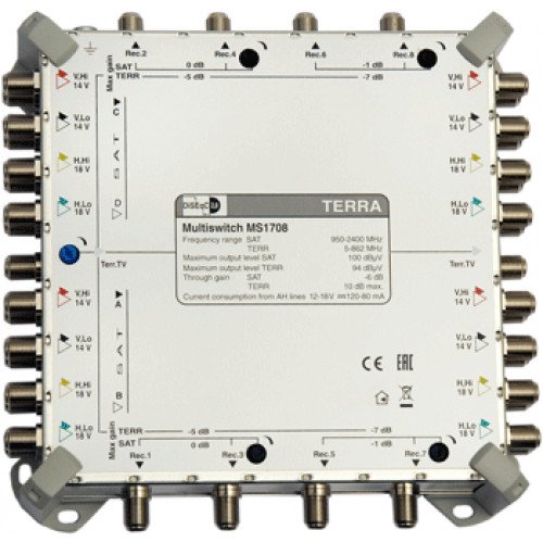 Мультисвіч каскадний прохідний TERRA MS1708
