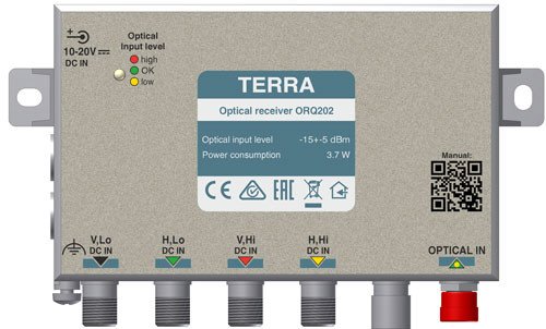 Приймач оптичний TERRA ORQ202 E