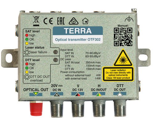Передавач оптичний TERRA  OTF302 6F31 E 